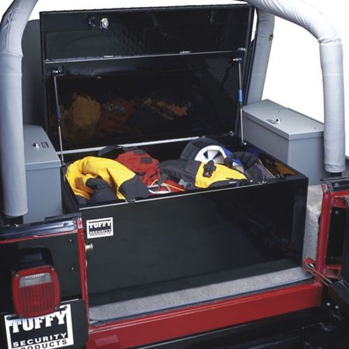 Tuffy Security Rear Cargo Aluminum Storage Box - Black