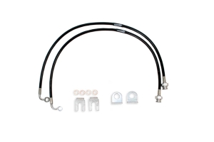 Grimm Offroad Extended Brake Line Kit - Silver - JK