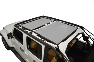 Dirty Dog 4x4 Sun Screen Front and Rear - Grey - JL 4DR