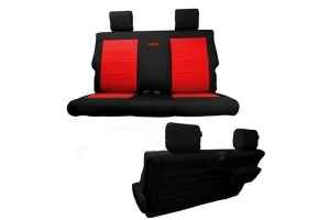Bartact Tactical Series Rear Bench Seat Cover - Black/Coyote - JL 2Dr