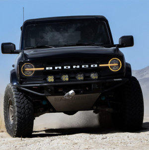 AlphaRex NOVA-Series LED Projector Headlights, Pair - Black - Bronco 2021+