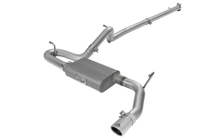 AFE Power Scorpion 2-1/2in Cat-Back Exhaust System w/ Polished Tip  - JK 4Dr