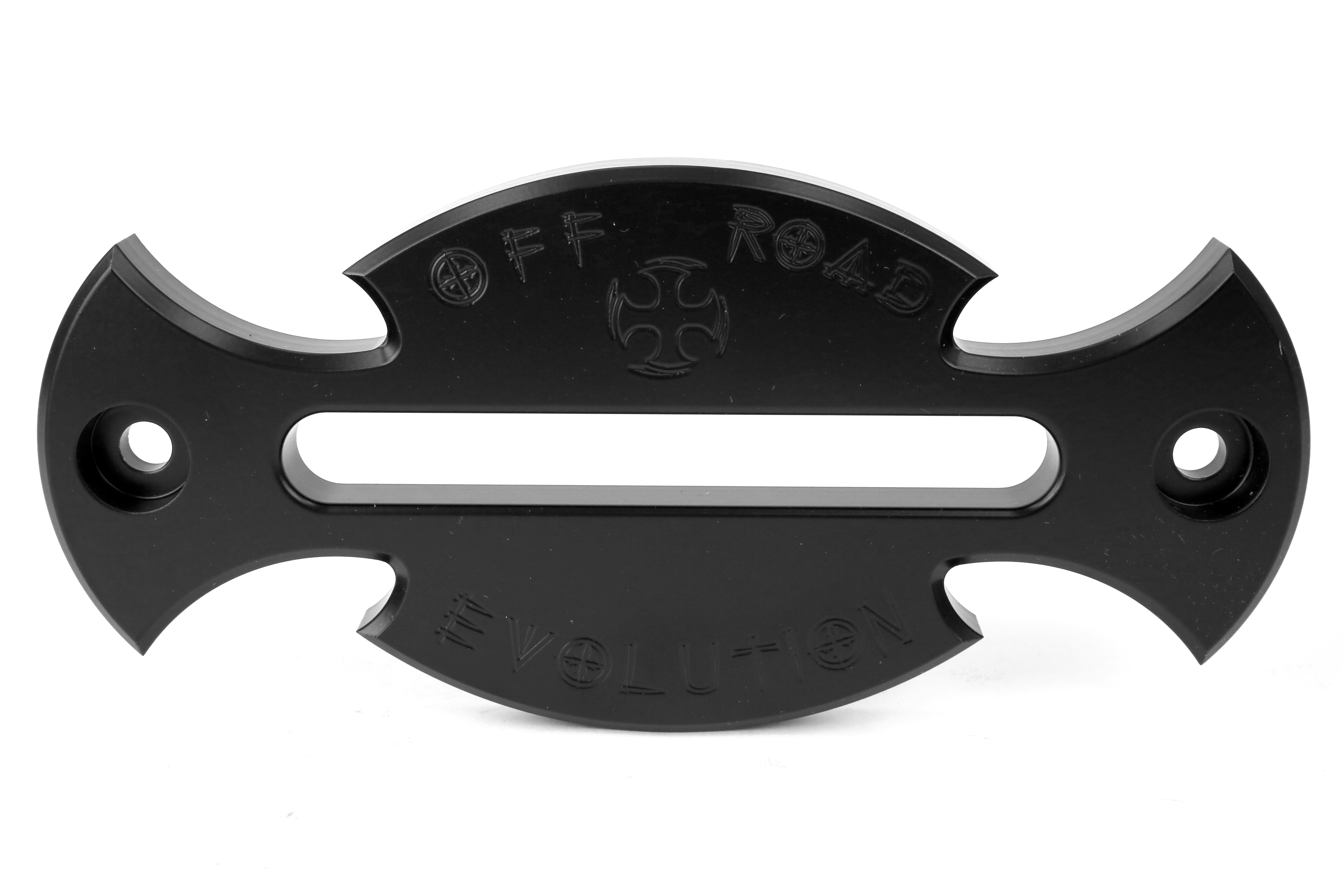 EVO Manufacturing Winch Fairlead Black