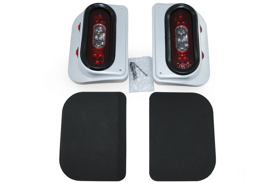 Combat Off Road Tail Gunner LED Tail Lights - Raw - JK