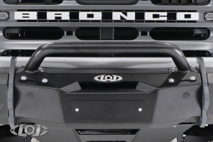 LOD Black Ops Front Bumper Bull Bar - Black - JT/JL/JK Bronco 2021+ 
