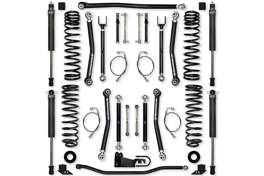 Rock Krawler 3.5in X-Factor Stage 1 Lift Kit w/ RRD Shocks ( Part Number: JK35XF-4S1)
