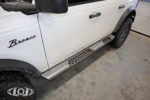 LOD Offroad Destroyer Rock Sliders, Black  - Bronco 4dr 2021+