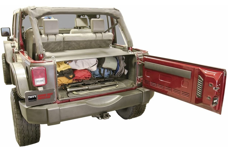 Tuffy Security Tailgate Enclosure, Black - JK 4dr 07-10