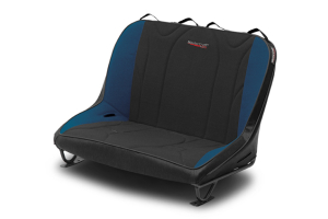 MasterCraft Rubicon Rear Bench Seat w/o Headrests Black / Blue - JK 4dr 2007-12