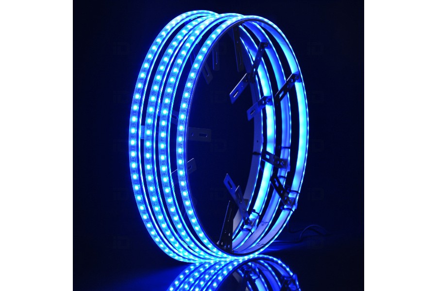 Race Sport Lighting ColorSMART Bluetooth Controlled 17in LED Wheel Light Kit