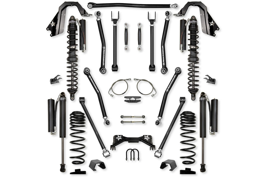 Rock Krawler 4.5in Adventure-X PRO No Limits Coilover Lift Kit - Comp System Stage 1 ( Part Number: JT45AXMPNL-CS)