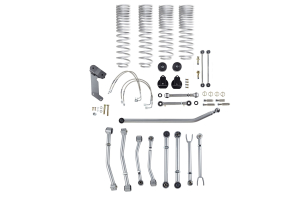 Rubicon Express Progressive Coil Super Flex Lift Kit 3.5in No Shock - JK 4DR