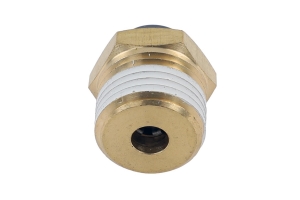 AccuAir Suspension Straight Fitting (3/8in DOT/PTC - 1/2in NPT) 