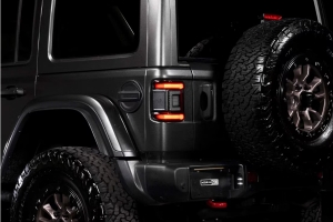 Morimoto XB LED Low Profile Tail Lights - Red Lens - JL
