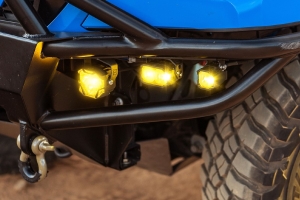 Morimoto 2Banger Off-Road LED Pods, HXB Wide Beam Optics, Yellow