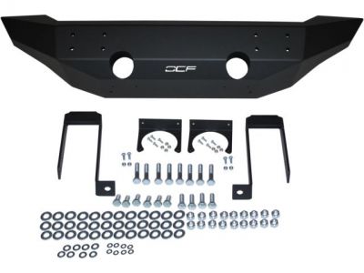 MBRP Front Full Width Non Winch Bumper, LineX Coated - JK