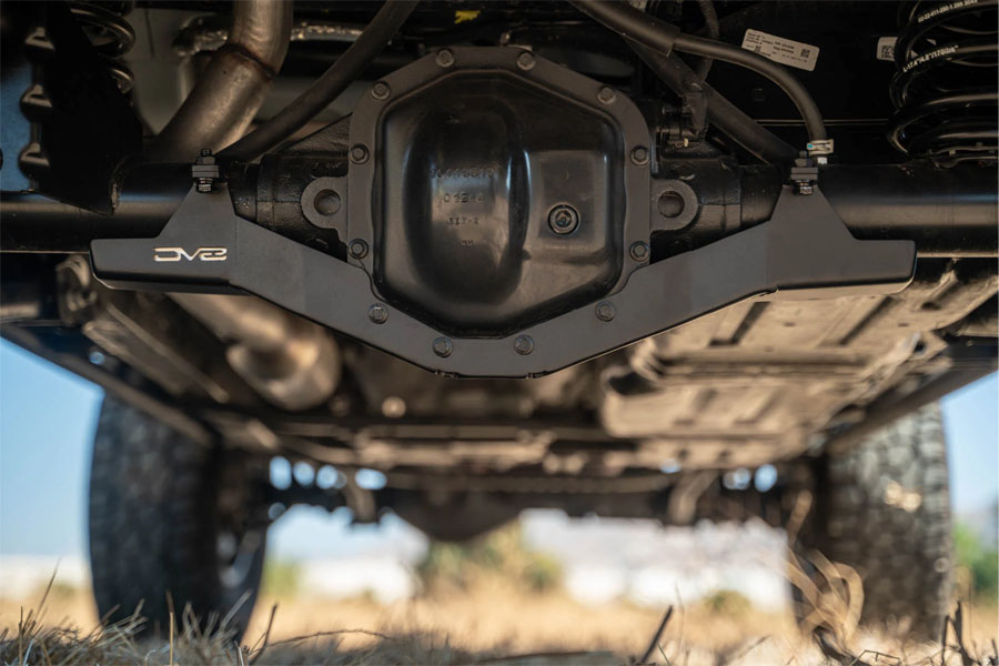 DV8 Offroad Rear D44 Differential Skid Plate - JL/JT