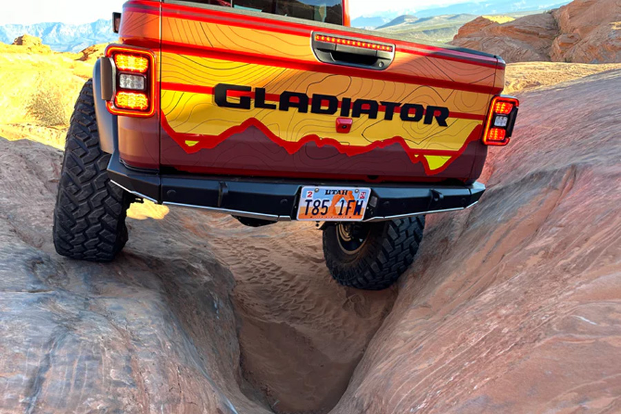 Artec Industries High Clearance Comp Rear Bumper - Powder Coat - JT