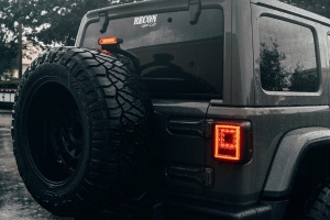 RECON Ultra High 3rd Brake Light Kit - Clear - JL