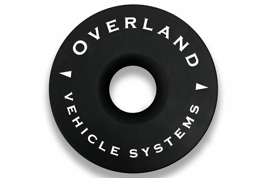 Overland Vehicle Systems Recovery Ring 6.25in, Black - 45,000lb Break Strength