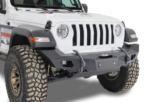 LOD Offroad Black Ops Full Width Winch Front Bumper (Black Powder Coated) - JT/JL/JK