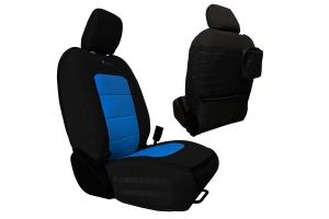 Bartact Tactical Series Front Seat Covers - Black/Blue - JT