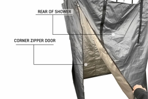 Overland Vehicle Systems Nomadic Car Side Shower Room