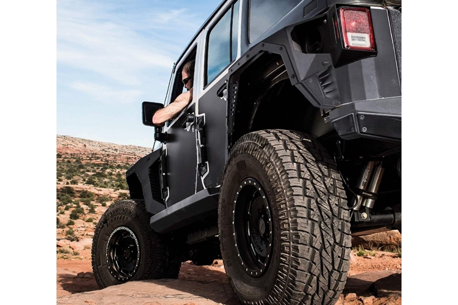 Smittybilt XRC Armor 3in Rear Fender Flares - JK 2Dr 2007-13