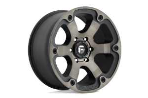 Fuel Offroad Beast D564 Series Wheel, 17x10 5x5 -18 mm  Matte Black/Dark Tint  - JT/JL/JK