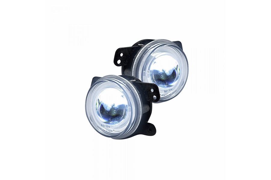 RECON 2-Piece Fog Lights Set in Smoked & Black   - JK