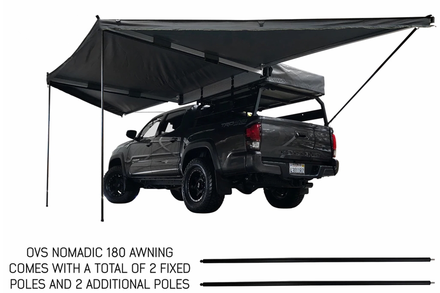 Overland Vehicle Systems 180-Degree Zip-in Wall Nomadic Awning 