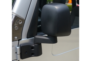 Bestop HighRock 4x4 Replacement Mirror Set - Black - YJ/TJ