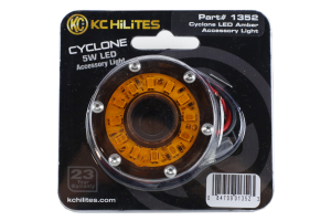 KC HILITES 2IN Cyclone LED Accessory Light, Amber