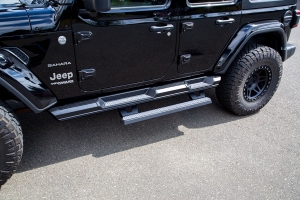 LOD Armor Lite Rock Slider Long Drop Steps - Pair - JT/JL/JK