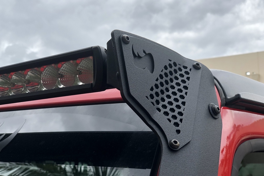 Go Rhino Windshield Light Mount Bracket - 50in - JT/JL