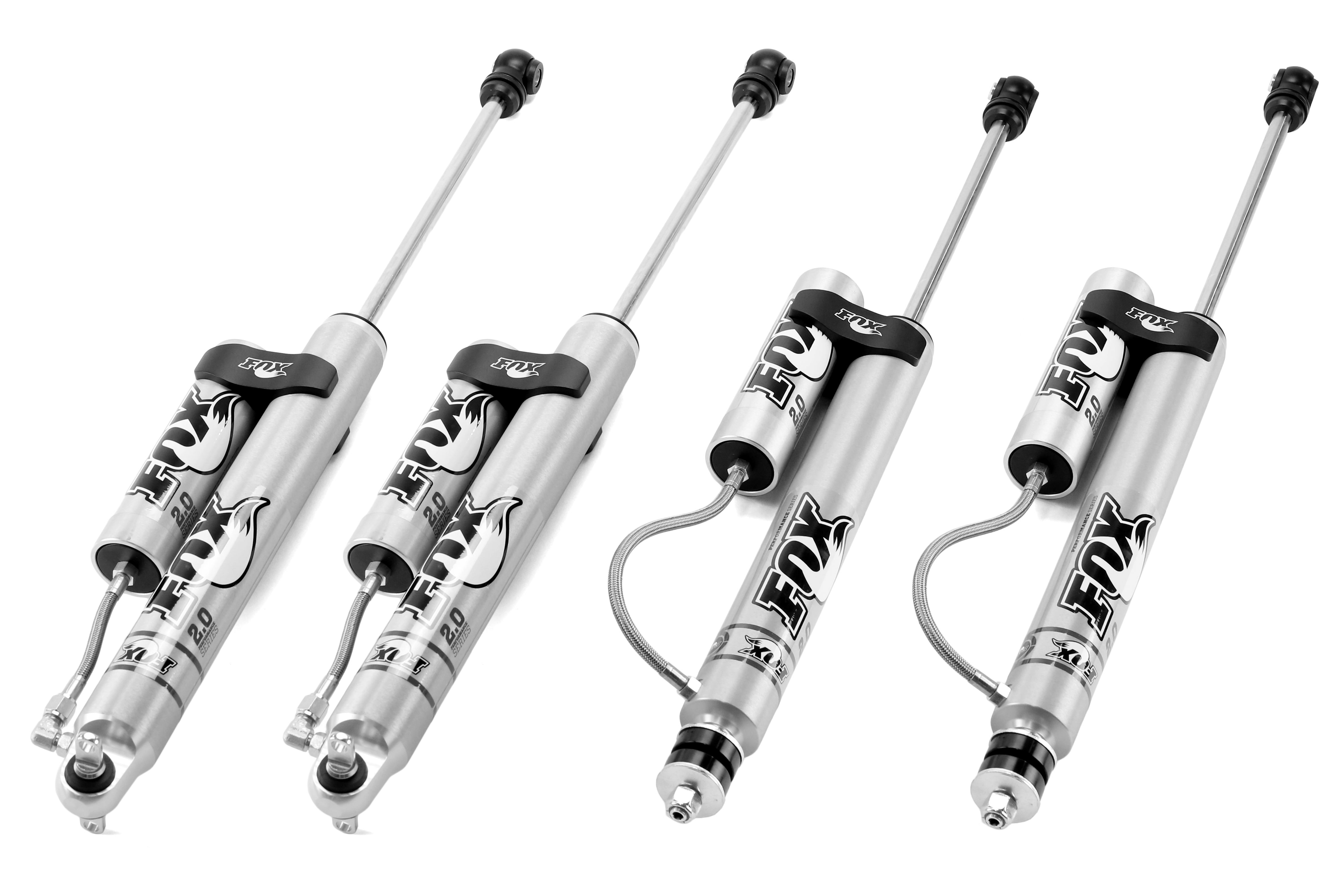 Teraflex Tuned Fox w/ Reservoir Shock Front & Rear Absorber Kit, 5in-6in Lift - JK