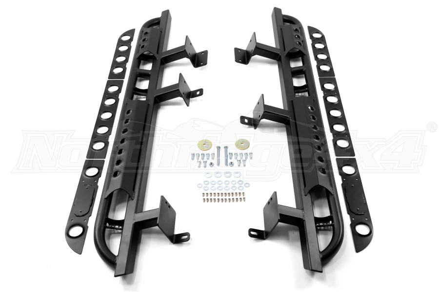 LOD Signature Series Rock Sliders Black Texture - JK 4dr