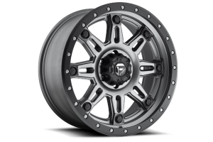 Fuel Offroad Hostage III D568 Series Wheel, 17x9 6x5.5 - Matte Gun Metal w/ Black Bead Ring - Bronco 2021+