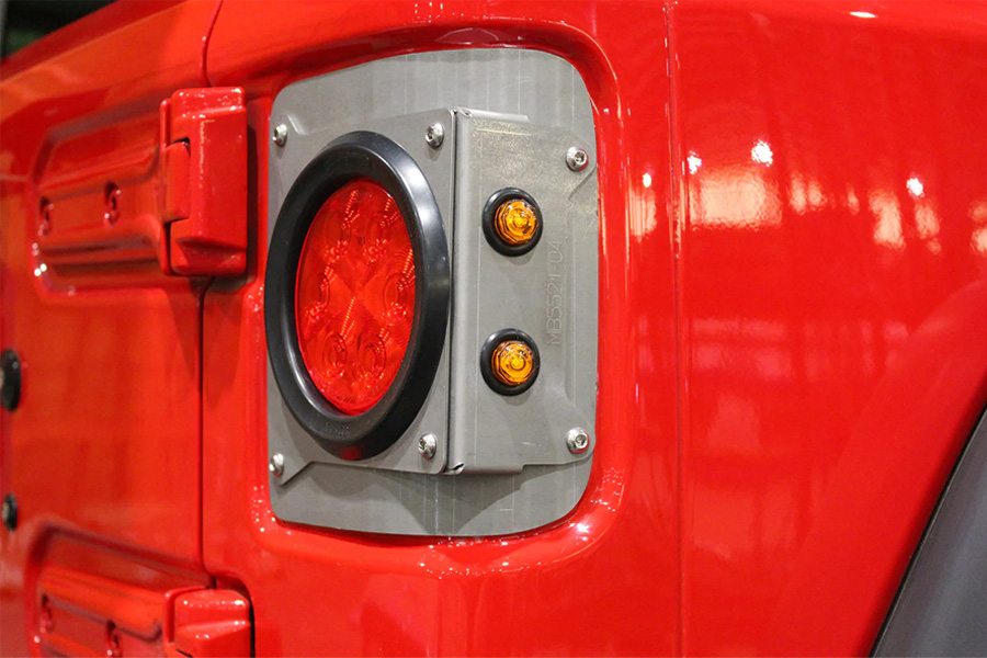 Motobilt Round Tail Light Conversion Kit w/o Sensors  - JL