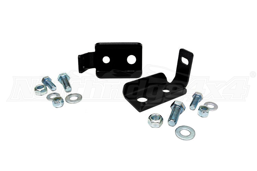 Jeep JK Rough Country Front Shock Relocation Brackets Jeep Rubicon