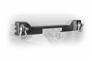 DV8 Offroad Rear Bumper Crossmember w/Recovery Shackles - JL