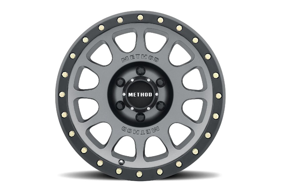 Method Race Wheels 305 NV Series Wheel 20x9 8x6.5 18mm Offset Titanium Matte Black Lip