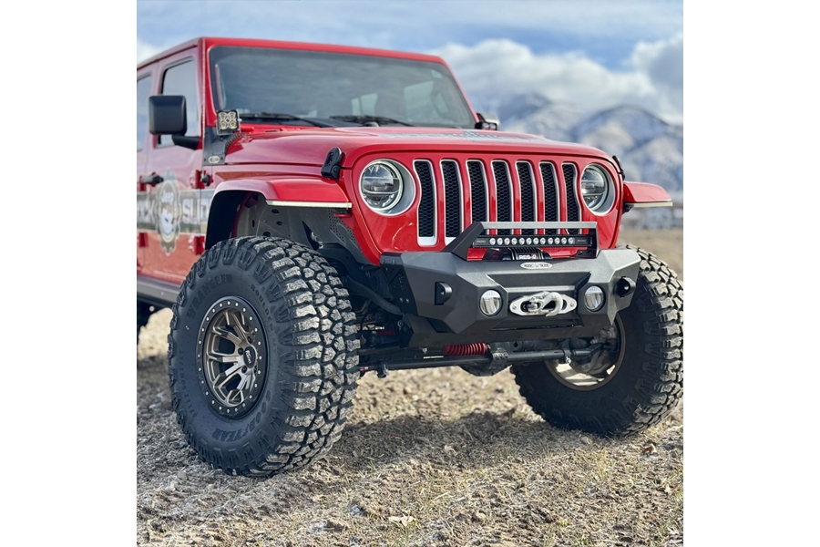 Rock-Slide Engineering Appalachian Steel Stubby Front Bumper - JT/JL