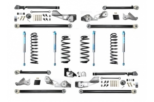 EVO Manufacturing 4.5in High Clearance Long Arm Lift Kit w/ King 2.0 Shocks - JL 4Dr
