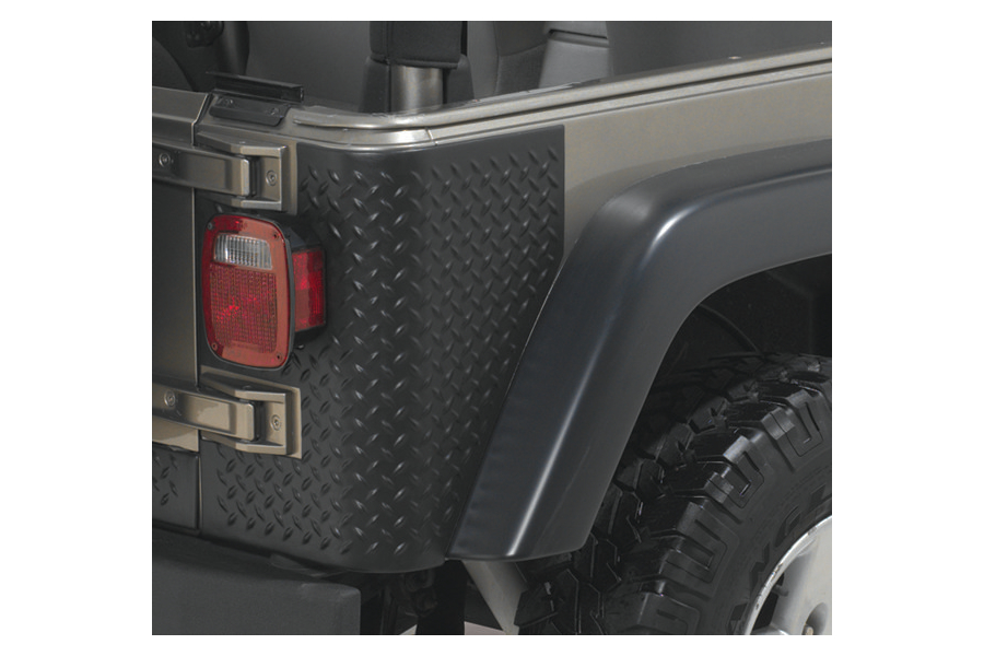 Jeep TJ Rugged Ridge Rear Corner Guards - Jeep Rubicon 2003-2006 |  Northridge4x4