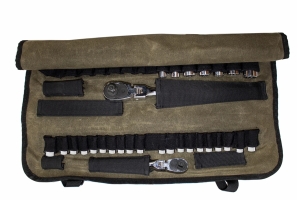 Overland Vehicle Systems Rolled Socket Bag, Waxed Canvas