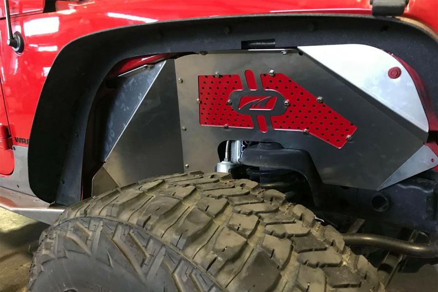 Motobilt Front Inner Fenders - Aluminum  - JK 