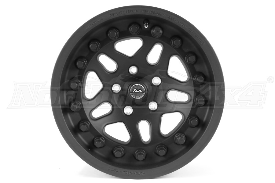 Hutchinson Rock Monster Beadlock Wheel Wblack Caps Matte Black 17x85 5x5 Jeep Rubicon 2007 2018 Wa 0594 017 01 Northridge4x4