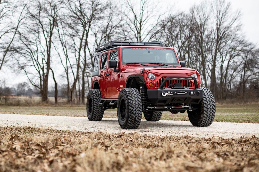 Rough Country Angry Eyes Replacement Grille - JK