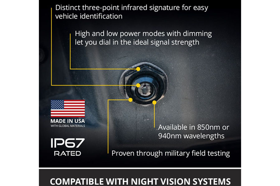 Diode Dynamics Infrared Follow-Me Light Pair, 940nm